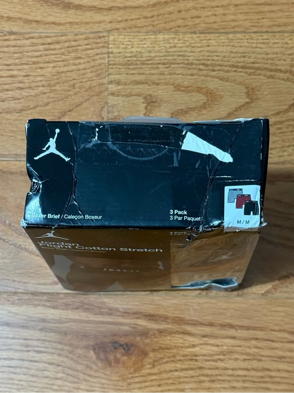Men’s Jordan Flight Cotton Core Boxer Briefs 3-Pack - Size Medium